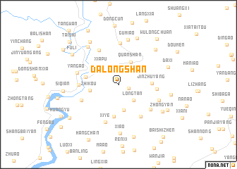 map of Dalongshan