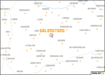 map of Dalongtong