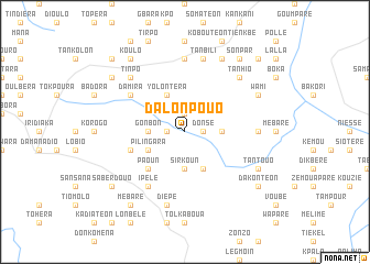 map of Dalonpouo