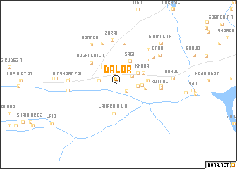 map of Dalor