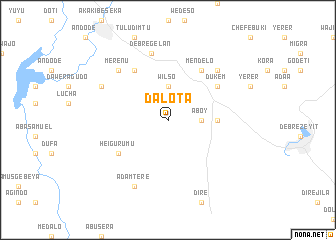 map of Dalota