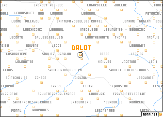 map of Dalot