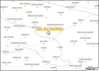 map of Dalouzhuang