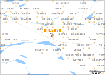 map of Dalsbyn