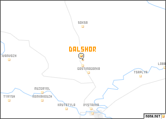 map of Dalshor