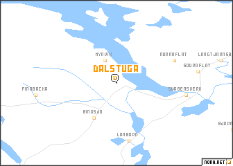 map of Dalstuga