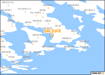 map of Dalsvik