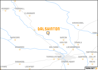 map of Dalswinton