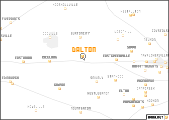 map of Dalton