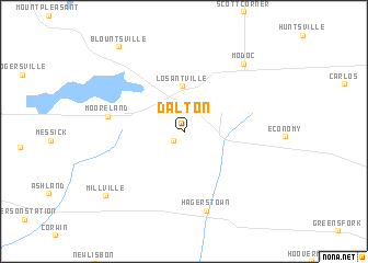 map of Dalton