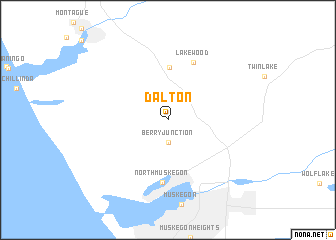 map of Dalton