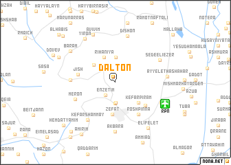 map of Dalton