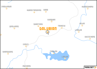 map of Dalubian