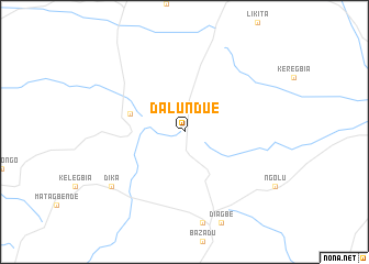 map of Dalundue