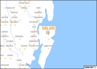 map of Daluni