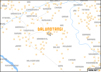 map of Dalūno Tangi