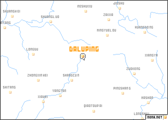 map of Daluping