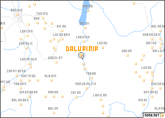 map of Dalupirip