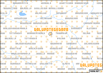 map of Dalupotegedara