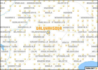 map of Daluwakgoda