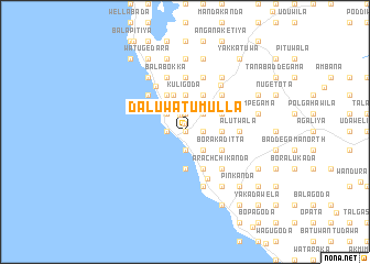 map of Daluwatumulla