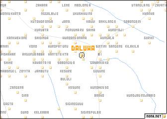 map of Daluwa