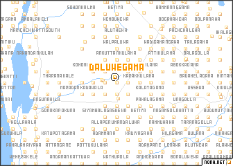 map of Daluwegama