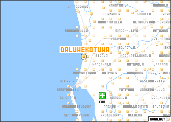 map of Daluwekotuwa