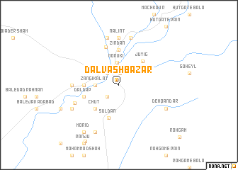 map of Dalvash Bāzār