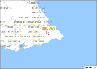 map of Dalvey