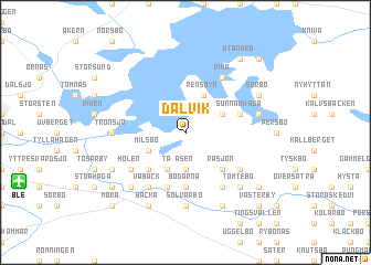 map of Dalvik