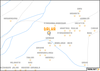 map of Dalwa