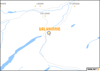 map of Dalwhinnie