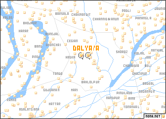 map of Dalya