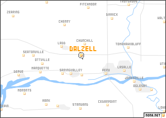 map of Dalzell