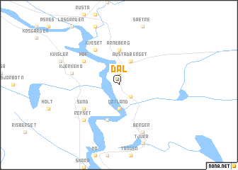 map of Dal