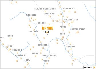 map of Dam Āb