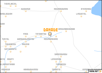 map of Damadé