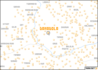 map of Damadola
