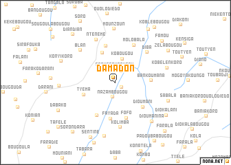 map of Damadon