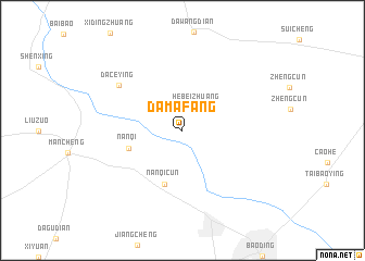 map of Damafang