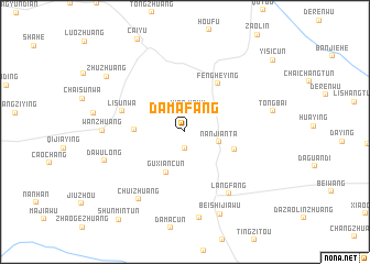 map of Damafang