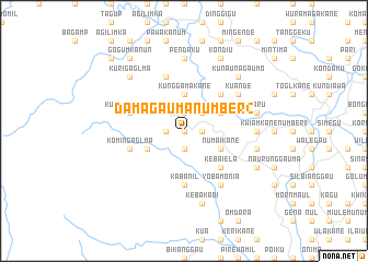 map of Damagauma Number 2