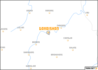 map of Damaishan