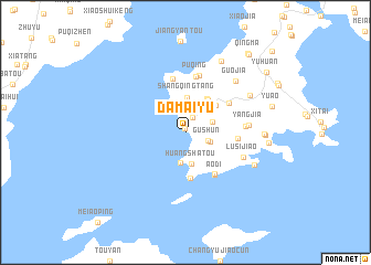 map of Damaiyu