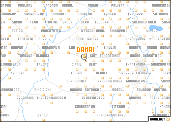 map of Dāmāi