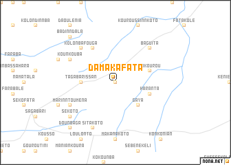 map of Damakafata