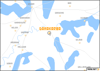 map of Damakarba