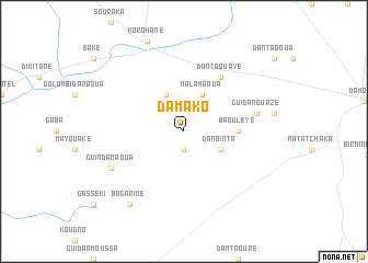 map of Damako