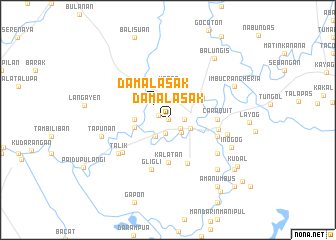 map of Damalasak